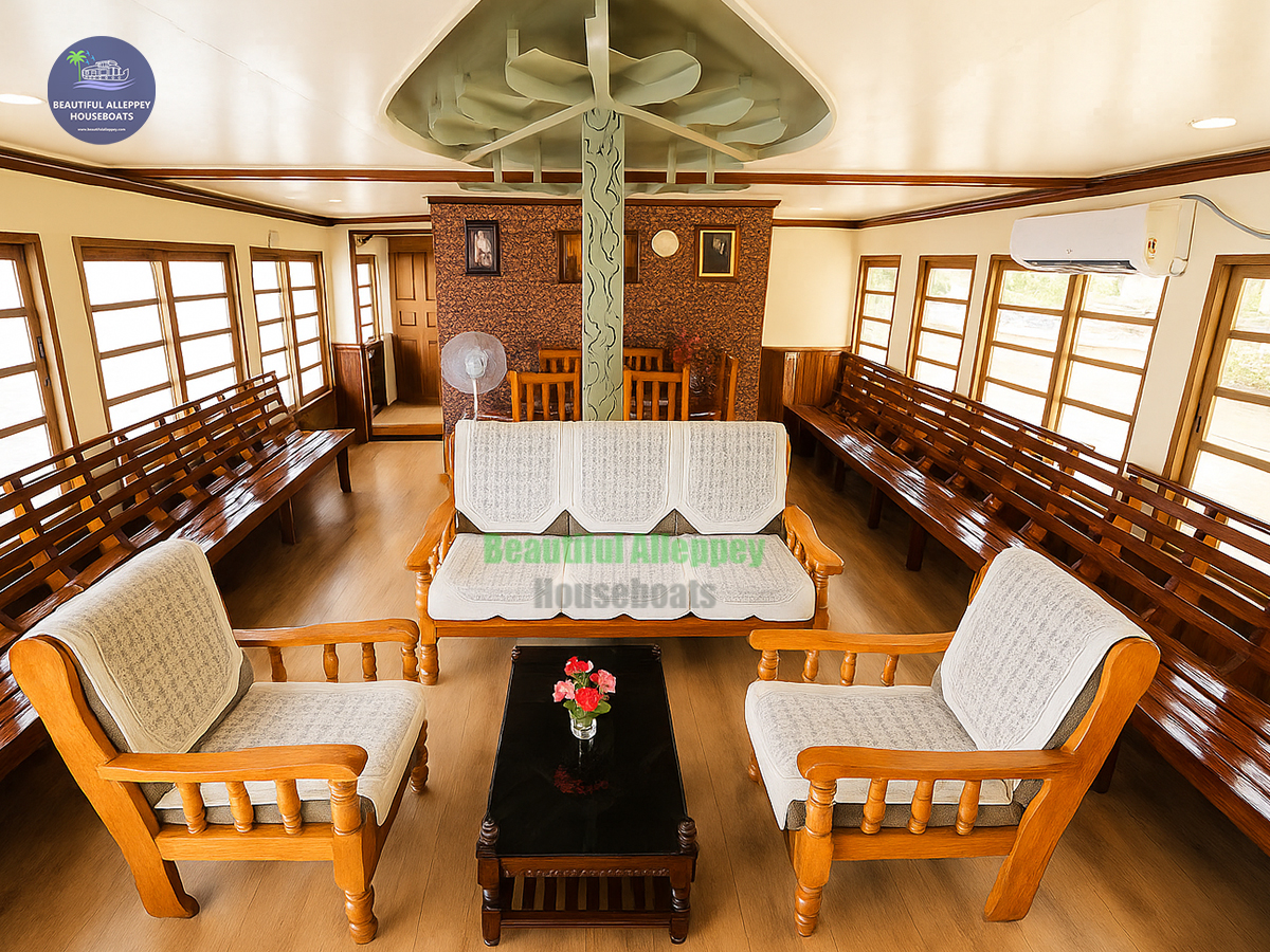 Two Bedroom Premium Houseboat with upper deck Hbcode: GAL02